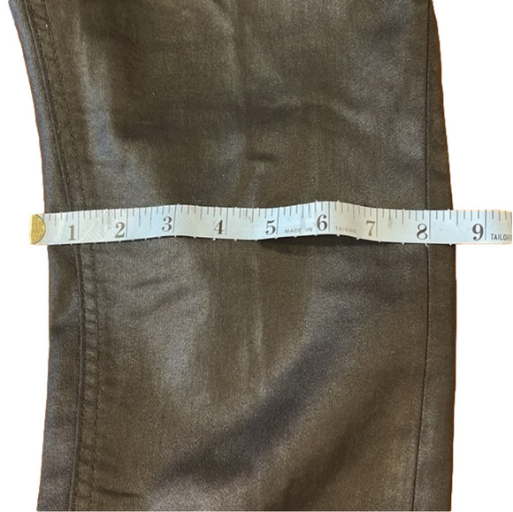 Esmara black super skinny black stretch zippered jeans with sheen - Picture 5 of 11